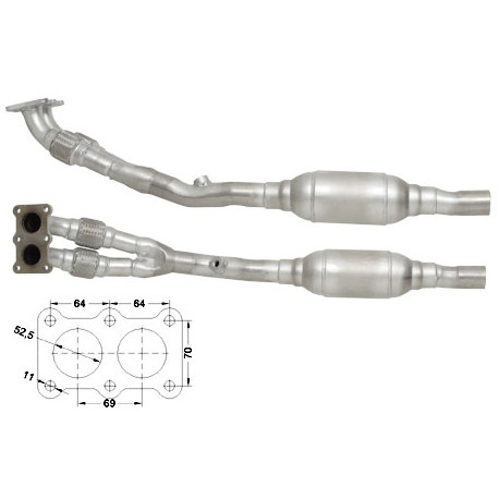 DPF és Magnaflow katalizátorok konkrét típushoz Magnaflow Katalizátor AUDI SEAT SKODA VOLKSWAGEN | race-shop.hu