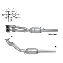 Magnaflow Katalizátor AUDI SEAT
