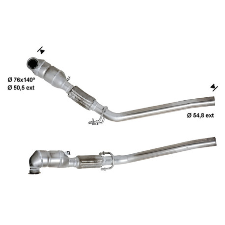 DPF és Magnaflow katalizátorok konkrét típushoz Magnaflow Katalizátor AUDI VOLKSWAGEN | race-shop.hu