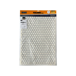 Foliatec ablakmatrica HONEYCOMB 75x50cm, matt fekete