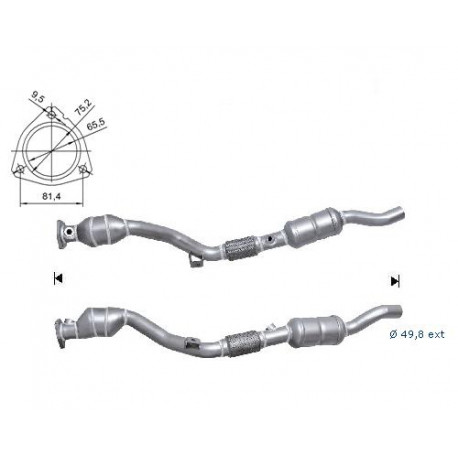 DPF és Magnaflow katalizátorok konkrét típushoz Magnaflow Katalizátor AUDI SKODA VOLKSWAGEN | race-shop.hu
