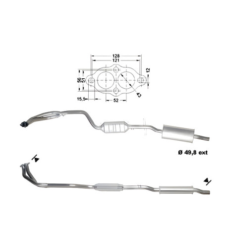 DPF és Magnaflow katalizátorok konkrét típushoz Magnaflow Katalizátor BMW | race-shop.hu