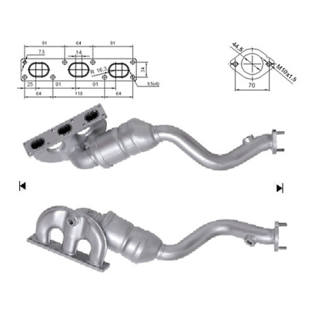 DPF és Magnaflow katalizátorok konkrét típushoz Magnaflow Katalizátor BMW | race-shop.hu