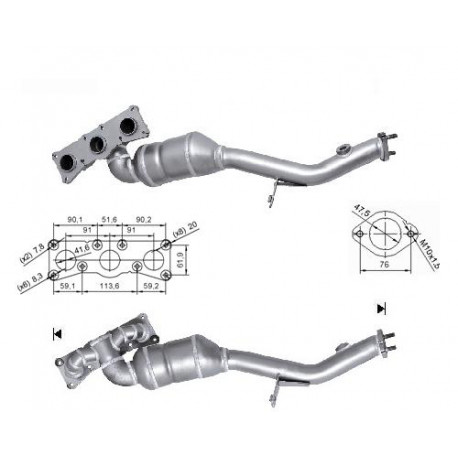 DPF és Magnaflow katalizátorok konkrét típushoz Magnaflow Katalizátor BMW | race-shop.hu