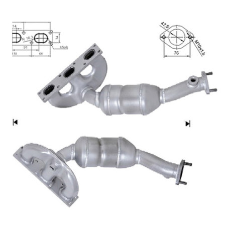 DPF és Magnaflow katalizátorok konkrét típushoz Magnaflow Katalizátor BMW | race-shop.hu