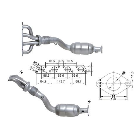 DPF és Magnaflow katalizátorok konkrét típushoz Magnaflow Katalizátor BMW-MINI | race-shop.hu