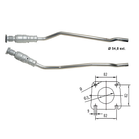 DPF és Magnaflow katalizátorok konkrét típushoz Magnaflow Katalizátor CHRYSLER | race-shop.hu