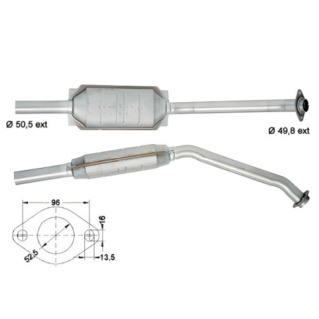 DPF és Magnaflow katalizátorok konkrét típushoz Magnaflow Katalizátor CHRYSLER | race-shop.hu