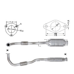 Magnaflow Katalizátor CHRYSLER JEEP