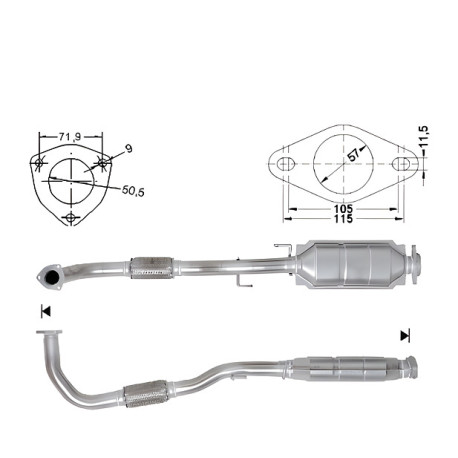DPF és Magnaflow katalizátorok konkrét típushoz Magnaflow Katalizátor CHRYSLER JEEP | race-shop.hu