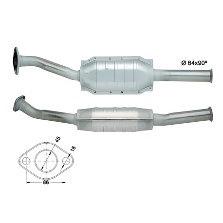 DPF és Magnaflow katalizátorok konkrét típushoz Magnaflow Katalizátor CITROËN PEUGEOT | race-shop.hu