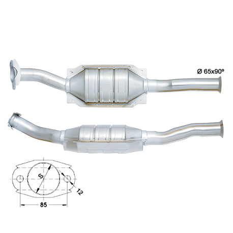 DPF és Magnaflow katalizátorok konkrét típushoz Magnaflow Katalizátor CITROËN PEUGEOT | race-shop.hu