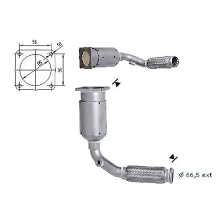 DPF és Magnaflow katalizátorok konkrét típushoz Magnaflow Katalizátor CITROËN PEUGEOT | race-shop.hu