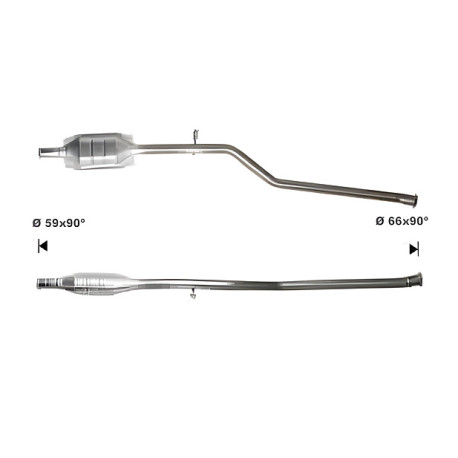 DPF és Magnaflow katalizátorok konkrét típushoz Magnaflow Katalizátor CITROËN PEUGEOT | race-shop.hu
