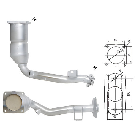 DPF és Magnaflow katalizátorok konkrét típushoz Magnaflow Katalizátor CITROËN PEUGEOT | race-shop.hu