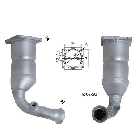 DPF és Magnaflow katalizátorok konkrét típushoz Magnaflow Katalizátor CITROËN PEUGEOT | race-shop.hu