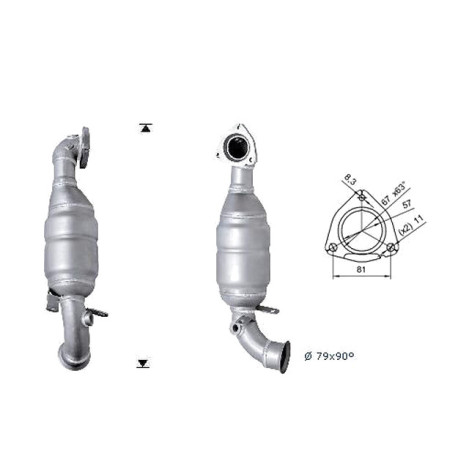 DPF és Magnaflow katalizátorok konkrét típushoz Magnaflow Katalizátor CITROËN PEUGEOT | race-shop.hu