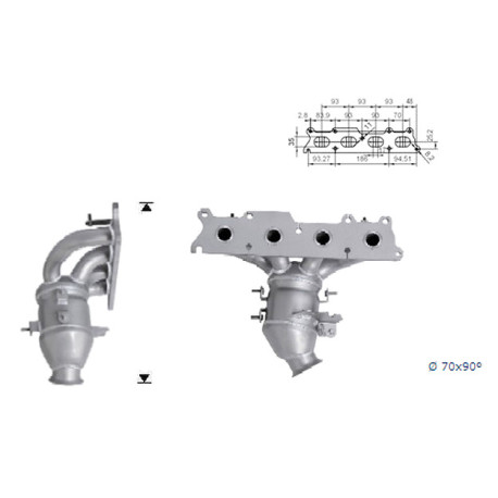 DPF és Magnaflow katalizátorok konkrét típushoz Magnaflow Katalizátor CITROËN PEUGEOT | race-shop.hu