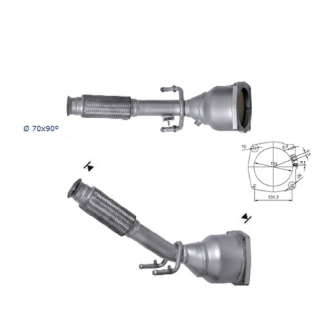 DPF és Magnaflow katalizátorok konkrét típushoz Magnaflow Katalizátor CITROËN PEUGEOT | race-shop.hu