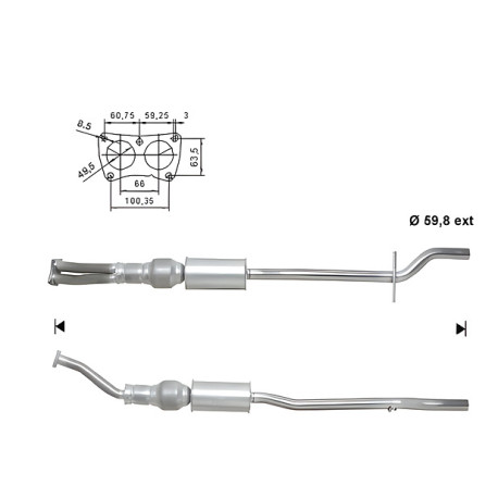 DPF és Magnaflow katalizátorok konkrét típushoz Magnaflow Katalizátor CITROËN | race-shop.hu