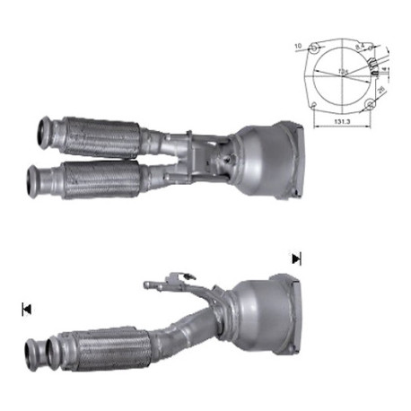 DPF és Magnaflow katalizátorok konkrét típushoz Magnaflow Katalizátor CITROËN PEUGEOT | race-shop.hu