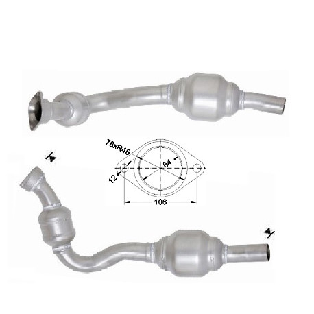 DPF és Magnaflow katalizátorok konkrét típushoz Magnaflow Katalizátor CITROËN FIAT LANCIA PEUGEOT | race-shop.hu