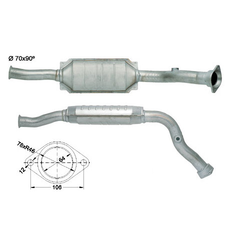 DPF és Magnaflow katalizátorok konkrét típushoz Magnaflow Katalizátor CITROËN FIAT PEUGEOT | race-shop.hu