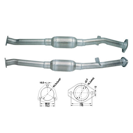 DPF és Magnaflow katalizátorok konkrét típushoz Magnaflow Katalizátor CITROËN FIAT PEUGEOT | race-shop.hu