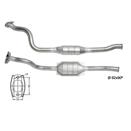 DPF és Magnaflow katalizátorok konkrét típushoz Magnaflow Katalizátor CITROËN FIAT PEUGEOT | race-shop.hu