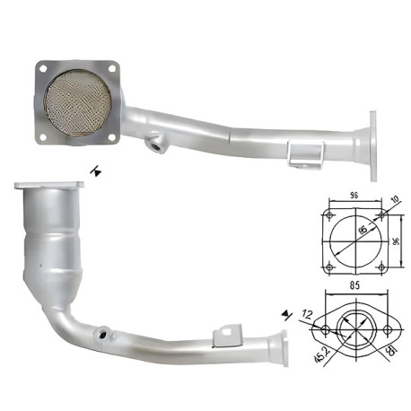DPF és Magnaflow katalizátorok konkrét típushoz Magnaflow Katalizátor CITROËN PEUGEOT | race-shop.hu