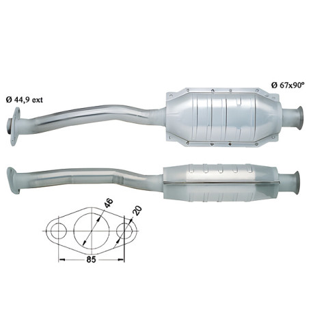 DPF és Magnaflow katalizátorok konkrét típushoz Magnaflow Katalizátor CITROËN PEUGEOT | race-shop.hu