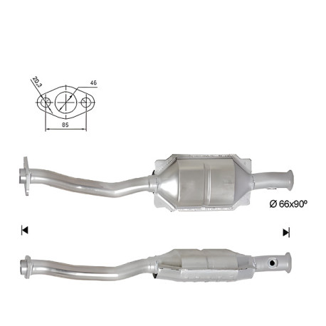 DPF és Magnaflow katalizátorok konkrét típushoz Magnaflow Katalizátor CITROËN PEUGEOT | race-shop.hu