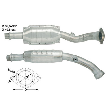 DPF és Magnaflow katalizátorok konkrét típushoz Magnaflow Katalizátor CITROËN PEUGEOT | race-shop.hu