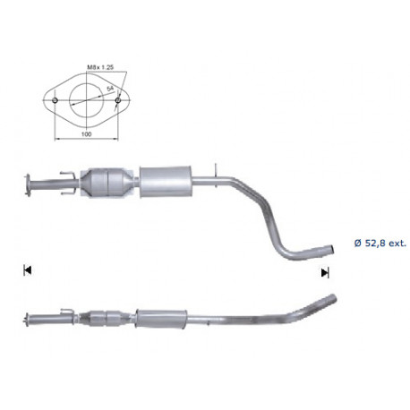 DPF és Magnaflow katalizátorok konkrét típushoz Magnaflow Katalizátor FIAT | race-shop.hu