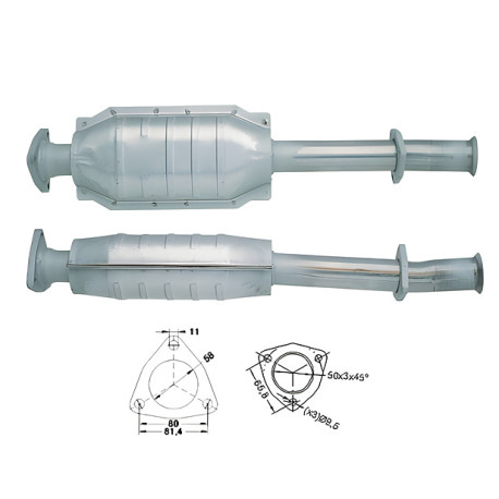 DPF és Magnaflow katalizátorok konkrét típushoz Magnaflow Katalizátor FIAT LANCIA | race-shop.hu