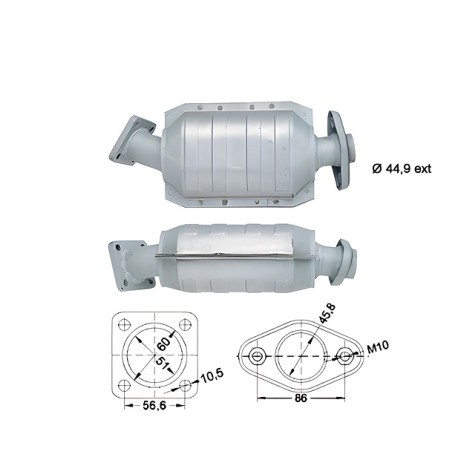 DPF és Magnaflow katalizátorok konkrét típushoz Magnaflow Katalizátor FIAT INNOCENTI | race-shop.hu