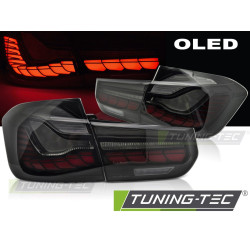 TUNING-TEC LED hátsó lámpák (OLED) BMW F30 11-18-hoz, füstös SÉRÜLT
