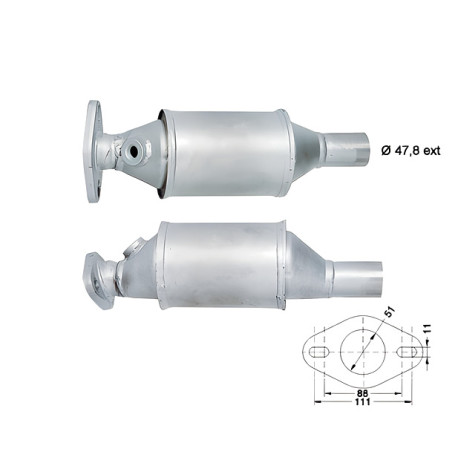 DPF és Magnaflow katalizátorok konkrét típushoz Magnaflow Katalizátor FIAT | race-shop.hu