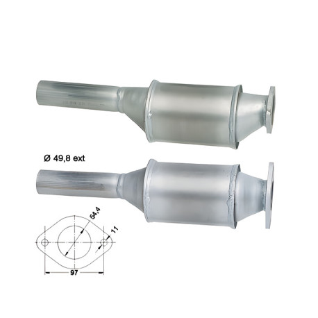 DPF és Magnaflow katalizátorok konkrét típushoz Magnaflow Katalizátor FIAT | race-shop.hu