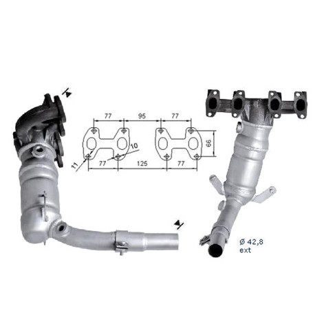 DPF és Magnaflow katalizátorok konkrét típushoz Magnaflow Katalizátor FIAT | race-shop.hu