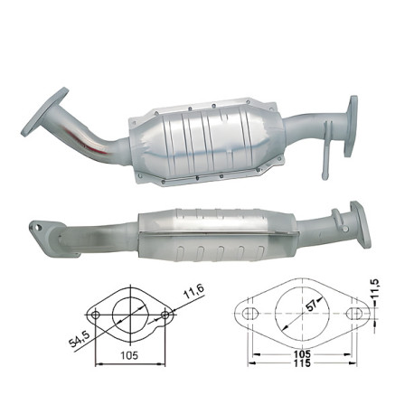 DPF és Magnaflow katalizátorok konkrét típushoz Magnaflow Katalizátor FORD | race-shop.hu