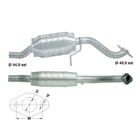DPF és Magnaflow katalizátorok konkrét típushoz Magnaflow Katalizátor FORD | race-shop.hu