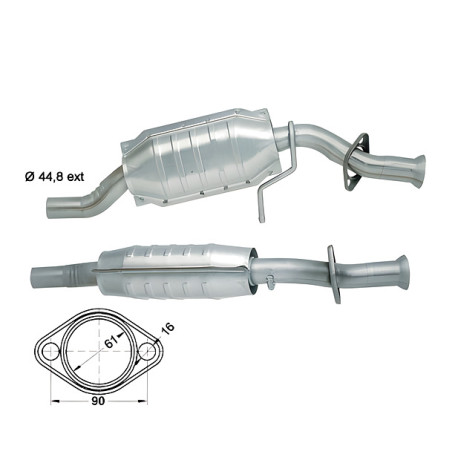 DPF és Magnaflow katalizátorok konkrét típushoz Magnaflow Katalizátor FORD | race-shop.hu
