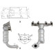 DPF és Magnaflow katalizátorok konkrét típushoz Magnaflow Katalizátor FORD | race-shop.hu