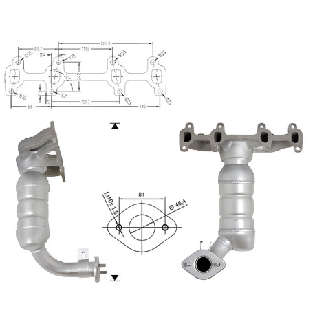 DPF és Magnaflow katalizátorok konkrét típushoz Magnaflow Katalizátor FORD | race-shop.hu