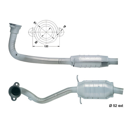 DPF és Magnaflow katalizátorok konkrét típushoz Magnaflow Katalizátor FORD | race-shop.hu