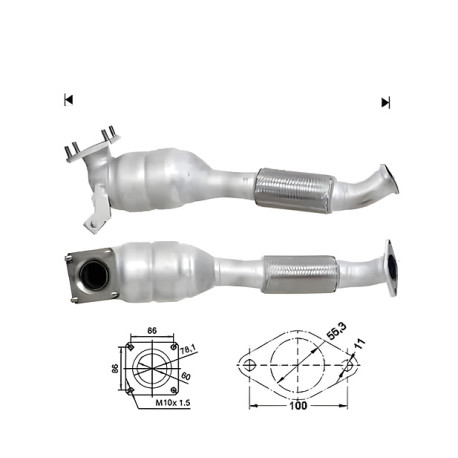 DPF és Magnaflow katalizátorok konkrét típushoz Magnaflow Katalizátor FORD | race-shop.hu