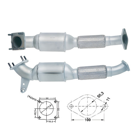 DPF és Magnaflow katalizátorok konkrét típushoz Magnaflow Katalizátor FORD | race-shop.hu