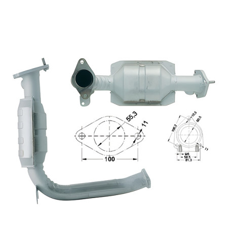 DPF és Magnaflow katalizátorok konkrét típushoz Magnaflow Katalizátor FORD | race-shop.hu