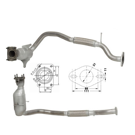DPF és Magnaflow katalizátorok konkrét típushoz Magnaflow Katalizátor FORD | race-shop.hu